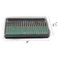 thumbnail image 2 of JEWEL TOOL Diamond Burrs Set | 1/8" (0.3 cm) Shank | 20 Unique Designs | Superior Diamond Coating | Organized Storage Box | Multi-Purpose Crafting & Repair, 2 of 3