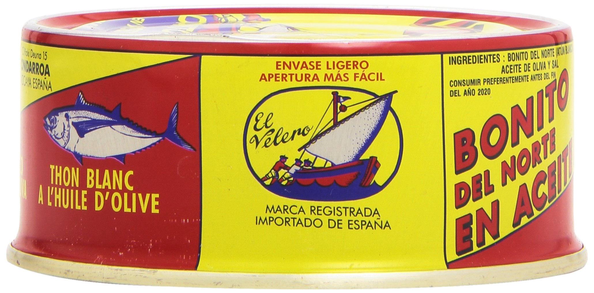 Ortiz White Tuna in Olive Oil, KKS1&nbsp;Fresh Tender Slices, Spanish Wild Caught Tuna, High in Protein and Omega 3 Fats, Excellent in Salad, Pasta or Sandwiches - No Need to Add Mayo, 8.81oz Can