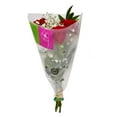 thumbnail image 2 of Fresh-Cut Rose and Flower Mini Bouquet, 6 Stems, Colors Vary, 2 of 7