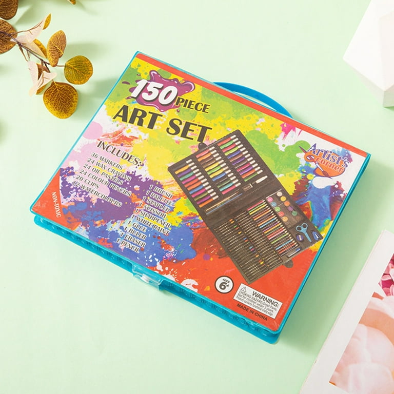 Portable Drawing Painting Coloring Art Set Supplies Kit, Gifts for Boys  Teens
