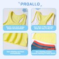 thumbnail image 3 of PROALLO Girls Bathing Suits Two-Piece Swimsuit with Boyshorts Vest-Style Tankini, 3 of 5