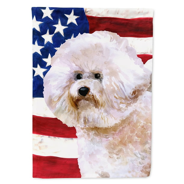 Bichon Frise #2 Patriotic Garden Flag - Walmart.com - Walmart.com