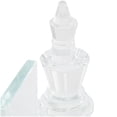thumbnail image 6 of DecMode 4" Oversized Chess Clear Crystal Bookends with Cut Crystal Designs (Set of 2), 6 of 12