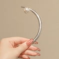 thumbnail image 6 of Fvsianol Hair Stick Faux Pearl Hair Fork Women Hair Fork Ancient Style Faux Pearl Decor Non slip Hair Ornament Alloy Moon Shaped Hair Jewelry, 6 of 8