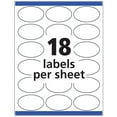 thumbnail image 5 of Avery Easy Peel Oval ID Labels, 1-1/2" x 2-1/2", 270 Labels (6583), 5 of 11