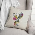 thumbnail image 3 of Creative Products Funky Multi-Color Floral 18 x 18 Spun Poly Pillow, 3 of 3