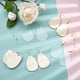 thumbnail image 3 of Kit para hacer aretes: incluye 30 colgantes acrílicos transparentes en forma de lágrima y 30 aretes de madera sin terminar con ganchos y anillos de salto., 3 of 7