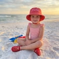 thumbnail image 5 of Cushionaire Siesta Girls Jelly Sandals, Lattice Cut-Out Ballet Flats for Girls, Flexible Slip On Beach Shoes, 5 of 19