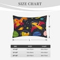thumbnail image 6 of Balery Dinosaurs in Space Bedding Queen Pillow Cases - Envelope Closure - Soft Brushed Microfiber Fabric - Shrinkage and Fade Resistant Pillow Cases-16"x24", 6 of 9