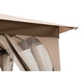 thumbnail image 5 of Sunjoy Beige Replacement Mosquito Netting For Column Gazebo (9.5x9.5 FT) A101011100/A101011110 Sold At SunNest, 5 of 8