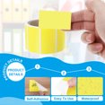 thumbnail image 3 of Uxcell Colored Thermal Labels Color Direct Thermal Printer Sticker Label Rectangle Adhesive Paper Sticker Roll Yellow 2.25x1.25 Inch, 3 of 6