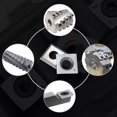 thumbnail image 2 of Lefu For Wood Planer Cutter Inserts 10pcs 12mm Square Tungsten Carbide Blades, 2 of 9