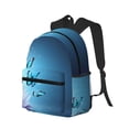 thumbnail image 2 of Gaeub Butterflies And Waterlily In Water School Backpack Waterproof Bookbag for Men Women College High School Bags, 2 of 8