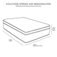 thumbnail image 4 of Combo Matrimonial Cabecera + Colchón Imaginación Dicasa Spring Air Capri, 4 of 7