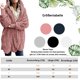 thumbnail image 2 of Chaqueta con capucha para mujer, abrigo de gran tamaño, chaqueta de felpa de invierno, abrigo de invierno de manga larga, cárdigan cálido, sudadera con capucha, cárdigan con bolsillos,, 2 of 5