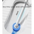thumbnail image 7 of Wall-Mounted Disposable Toilet Brush Kit - 360° Deep Clean Scrubber with Self-Cleaning Pads, No Mess Space-Saving (White) Z, 7 of 7