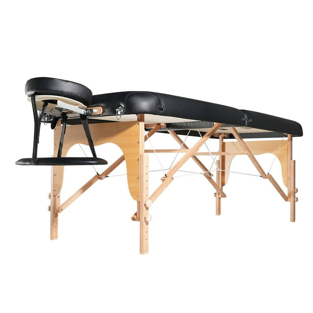 STAWAY Table de Massage Professionnelle 30 Pouces de Large - Robuste, Capacité de 750LBS, Hauteur Réglable à 8 Niveaux, Lit de Spa Portable avec Appui-Tête et Sac de Transport