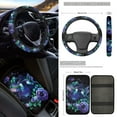thumbnail image 3 of Jeiento Hummingbird 17 Piece Car Seat Covers With Floor Mats, Steering Wheel Cover, Armrest Pad, Seat Belt Covers, Flower Coaster, and Keychain, Universal Fit for Most Vehicles, 3 of 6