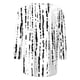 thumbnail image 4 of Xuyuer Womens Plus Size Fashion Non Positioning Printed Tops V Neck T Shirts 3/4 Sleeve Blouse Summer Casual Tees S-3X, 4 of 5