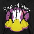 thumbnail image 2 of Peep A Boo Ghost Halloween Adult Pull-Over Hoodie, Black, Medium, 2 of 5