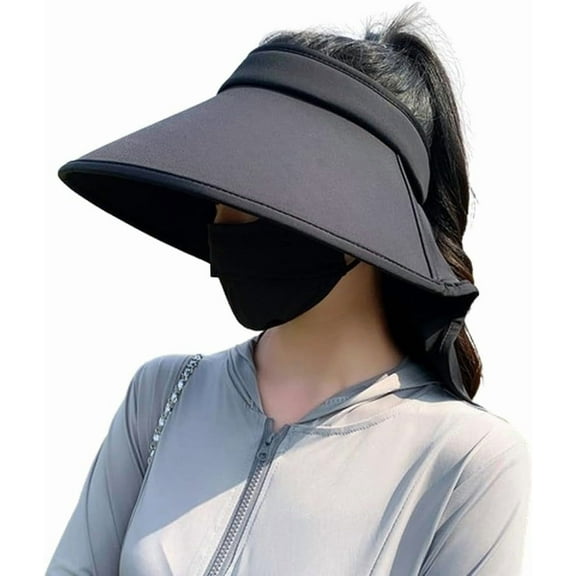 LinYooLi Sun Visor Sun Hats Women Wide Brim Beach Hats Bucket Hat Sun Protection Hat Visors Fishing Cap for Travel Beach Outdoor