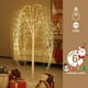 thumbnail image 2 of Guirnalda de luces LED de sauce tejido con luces de cadena de color blanco cálido para Navidad, fiestas en el jardín, festivales, bodas y dormitorios, 2 of 5