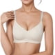 thumbnail image 1 of Brasier Tela de Mantequilla Bralette Cómodo sin Costuras para Push up, sin Relleno, sin Aros, Ligeramente Forrado, para Uso Diario Extra Grande, 1 of 4