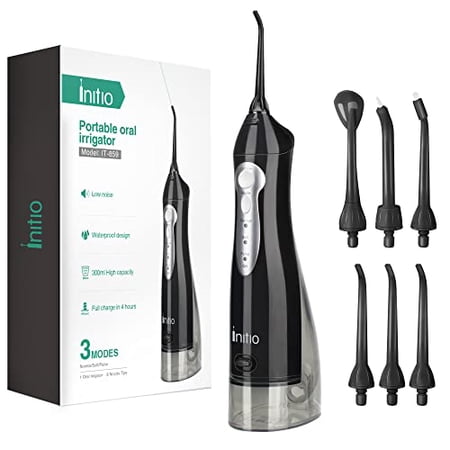 Cordless Water Flosser Initio 300ML Water Dental Flosser for Teeth