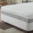 thumbnail image 4 of AC Pacific  12-inch Green Tea and Charcoal Memory Foam Mattress California King, 4 of 5