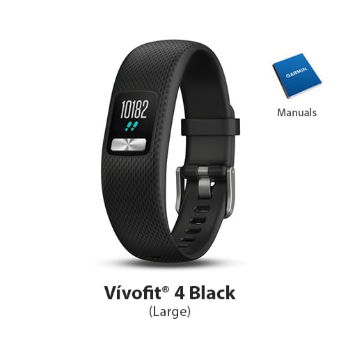 Garmin VivoFit 4 Activity Tracker Black with Color Display Small/Medium 