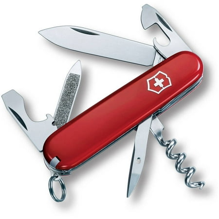 Victorinox Swiss Army Sportsman Pocket Knife (Red)