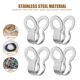 thumbnail image 5 of OULII 100Ud Conectores Metálicos Para Cadena De Bolas Con De Doble Bucle Para Uso En Casa Color Plata, 5 of 6
