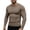 Coffee, variant on Men's Crew Neck Long Sleeve T-Shirt, Soft Stretch Casual Pullover Tee, Basic All Season Layering Essential for Fall Winter, Streetwear and Daily Wear Blackish Green L
