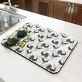 thumbnail image 3 of Hen and Garden Coffee Mat - Non-Slip Waterproof Mat with Farm Fresh Chicken Art, 3 of 6