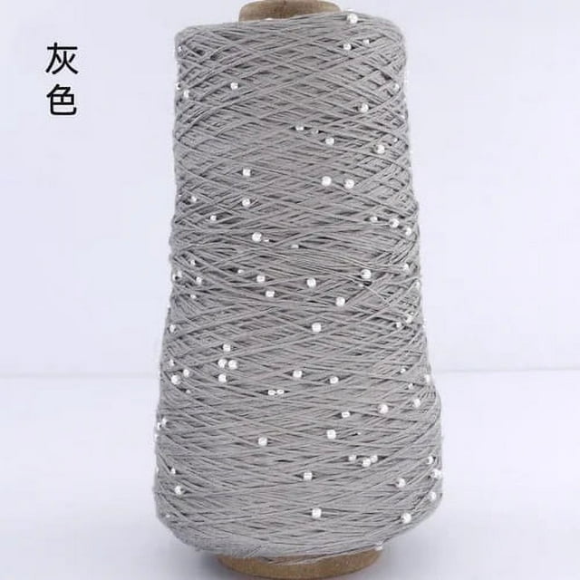 350g Pearl Mercerized Cotton Yarn Hand-knitted Cotton Pearl Lace Line Fine Crochet Thread Bead Thread Diy Hand-braided Thread