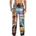 thumbnail image 3 of Grand Theft Auto Game Men's Pajama Pants With Pockets Fashion Cozy Daily Lounge Sleep Pants Sleepwear Large, 3 of 8