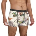thumbnail image 4 of Cauagu Flying Butterflies-1 Print Boxer Briefs for Men,Comfortable Breathable Men's Underwear Moisture Wicking Underpants -Large, 4 of 8