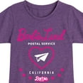 thumbnail image 3 of Barbie - Barbie Land Postal Service California - Toddler & Youth Girls Short Sleeve Graphic T-Shirt, 3 of 5