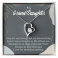 thumbnail image 1 of To My Granddaughter You Make Me Forever Necklace w Message Card, 1 of 7