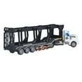 thumbnail image 3 of 1:48 Pull Back Container Truck Toy Semi Trailer Heavy Truck ABS Transport Truck Toy With Openable Rear Door For Kids, 3 of 21