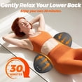 thumbnail image 6 of 3 in 1 Lumbar Pillow，Smooth Triple Fusion Electric Back Massager with Vibration & Heat for Bed,Chair, 6 of 7