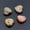 J, variant on EGNMCR Room Decor, Home Decor Natural Crystal Agate Stone 20mm Heart-shaped Small Ornament Without Holes Bare Stone DIY Decoration Crystal stone