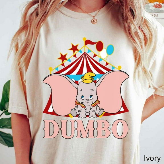 Vintage Dumbo Circus Comfort Colors T-Shirt, Dumbo Flying Elephant Disney shirt, Cute Dumbo Tee, Walt Disney World, Disneyland Trip
