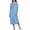 Blue Flower, variant on Ekouaer Nightgowns for Women with Pockets Long Sleeves Nightshirts Ladies Nightdress Plus Size Pajama Dress