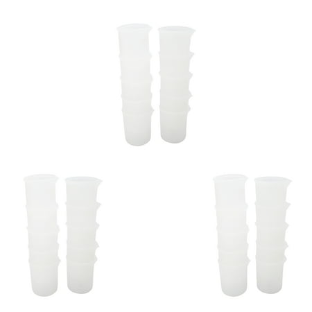 

30Pcs Silicone Measuring Cups 100 Ml Silicone Cups Non Stick Mixing Cups DIY Glue Tools Cup for Handmade Craft