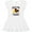 AA-White, variant on Inktastic Just a Girl Who Loves Chickens Girls Baby Dress
