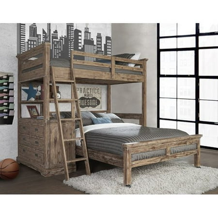 Harriet Bee Berrima Twin Over L Shaped Bunk Bed With 4 Drawer Harriet Bee Berrima Twin Over L Shaped Bunk Bed With 4 Drawer Chest And