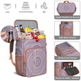 thumbnail image 4 of Psychedelic Trippy Style Cooler Backpack - 20L Leakproof Insulated Backpack with Abstract Geometric Pattern for Beach & Outdoor, 4 of 6