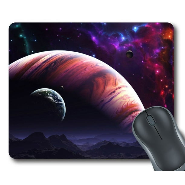 GCKG Nebula Galaxy Moon Space Star Universe Mouse Pad