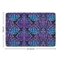 thumbnail image 5 of Purple and Blue Damask Pattern Flannel Non Slip Door Rugs,Washable Door Mats Indoor,Decorative Door Mats,Dirt-Resistant and Absorbent Doormat for Entrance,Bedroom,Kitchen,Bathroom,23.5x16in(60x40cm), 5 of 5